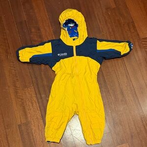 Columbia Kids' Yellow and Navy Snowsuit